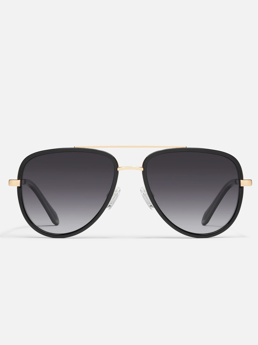 QUAY All In Aviator Polarized Sunglasses with case and cloth